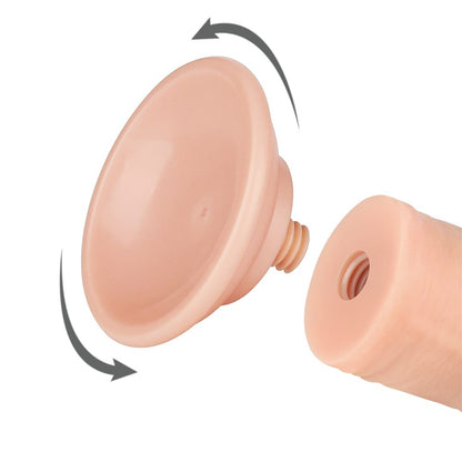 LOVETOY - 8'' SLIDING SKIN DUAL LAYER DONG FLESH II