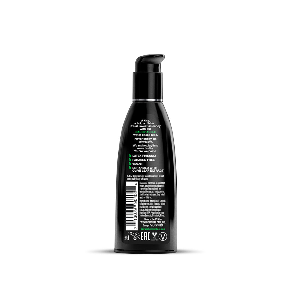 WICKED - AQUA CANDY APPLE WATER-BASED LUBRICANT 2 OZ.