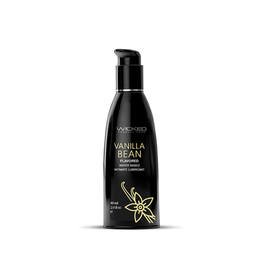 WICKED - AQUA VANILLA BEAN WATER-BASED LUBRICANT 2 OZ.