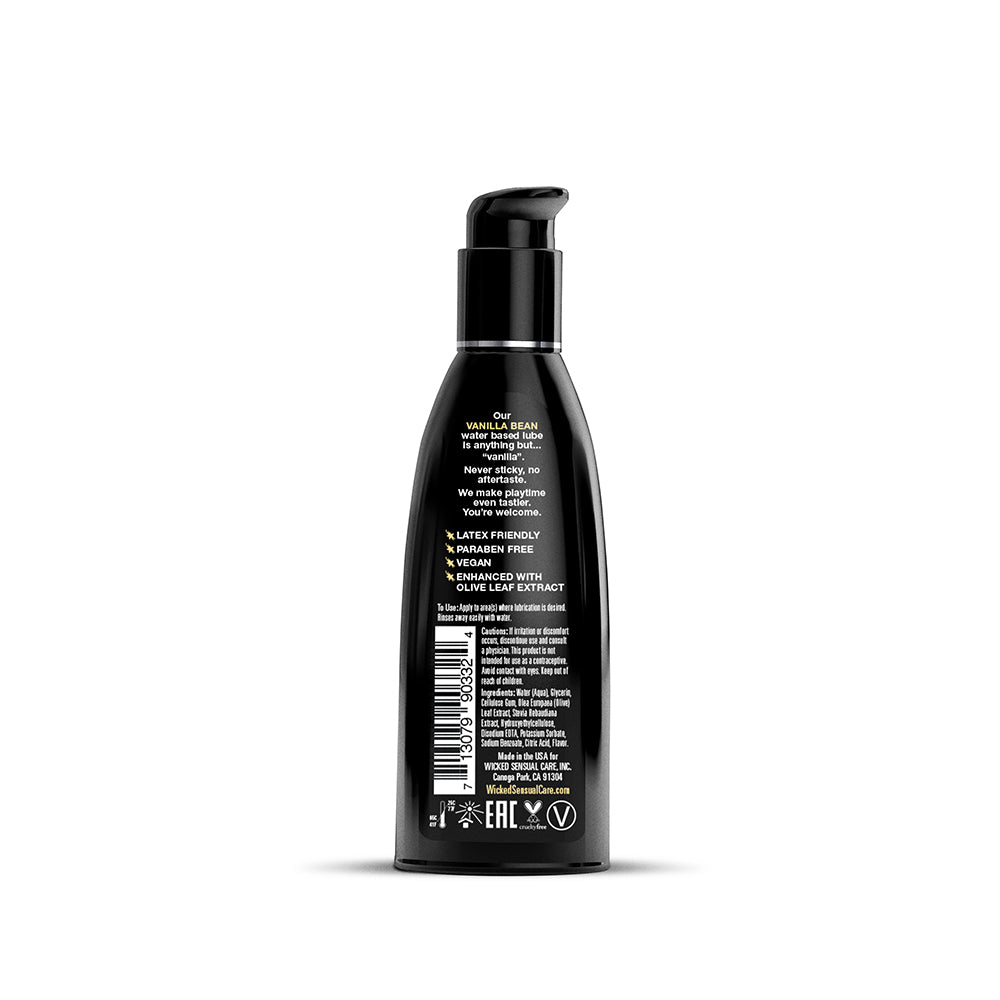 WICKED - AQUA VANILLA BEAN WATER-BASED LUBRICANT 2 OZ.