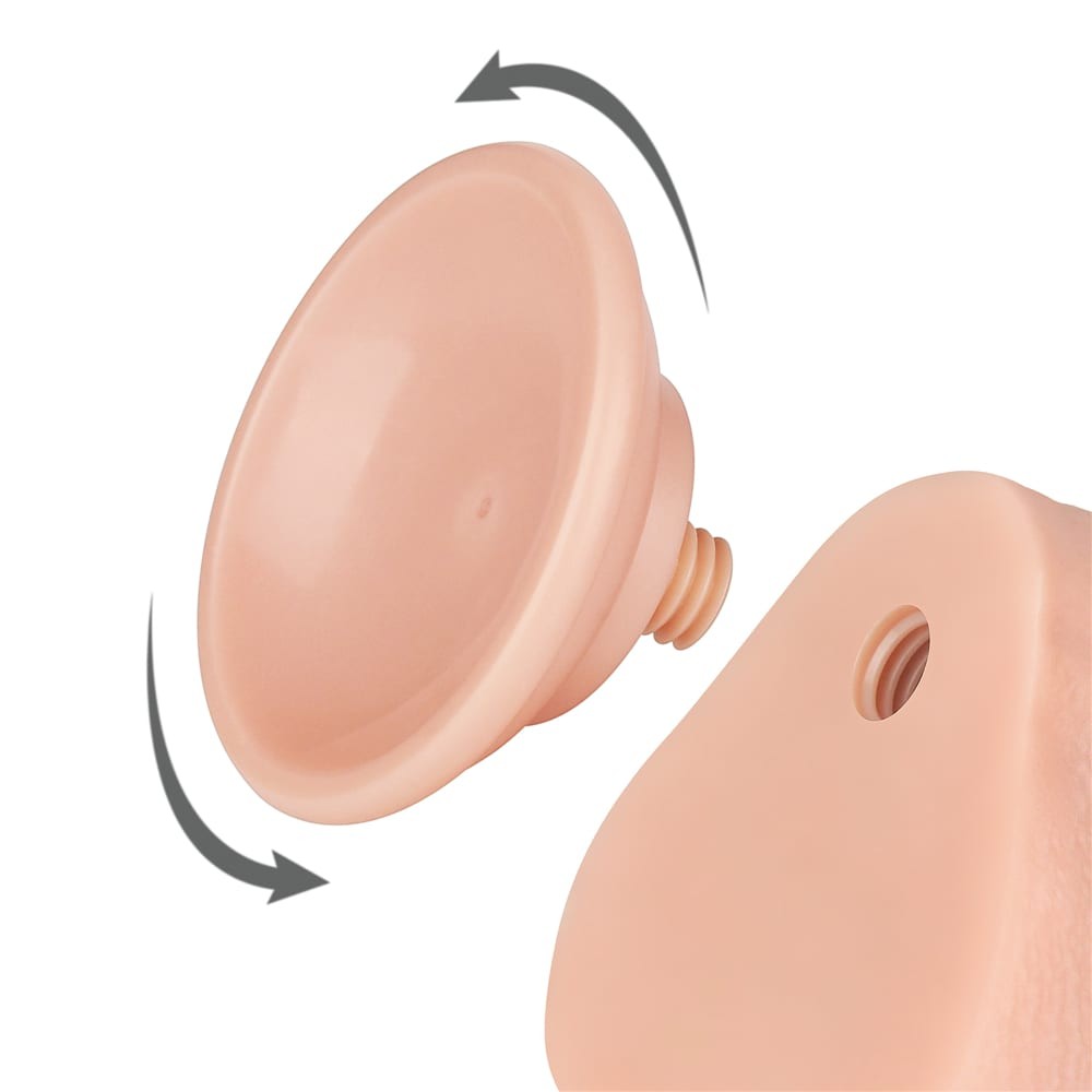 LOVETOY - 8.5'' SLIDING SKIN DUAL LAYER DONG FLESH I_B15O50_3