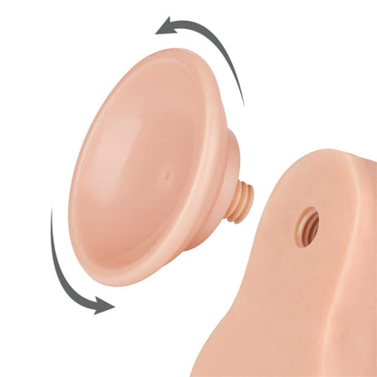 LOVETOY - 8.5'' SLIDING SKIN DUAL LAYER DONG FLESH II_B15O50_3