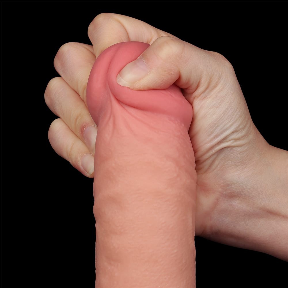 LOVETOY - 9.5'' SLIDING SKIN DUAL LAYER DONG FLESH_B15O50_3