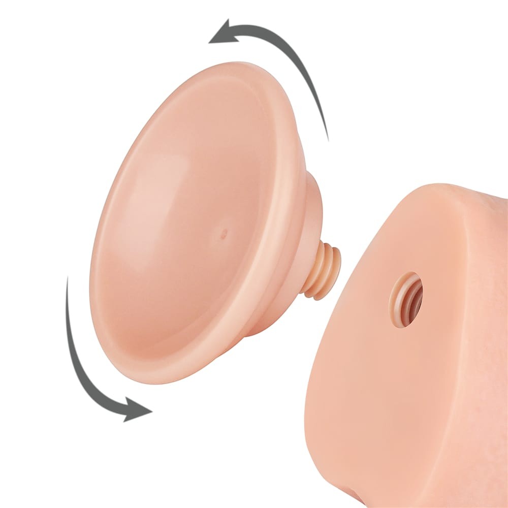 LOVETOY - 9.5'' SLIDING SKIN DUAL LAYER DONG FLESH_B15O50_3