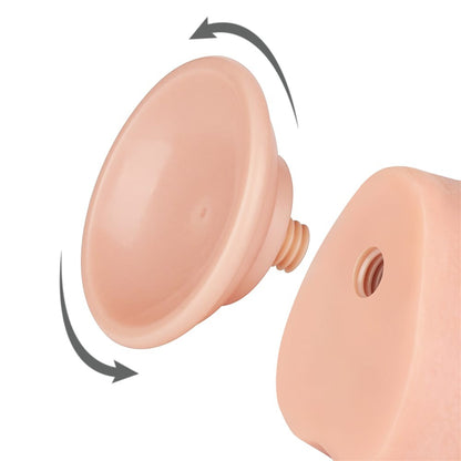 LOVETOY - 9.5'' SLIDING SKIN DUAL LAYER DONG FLESH_B15O50_3