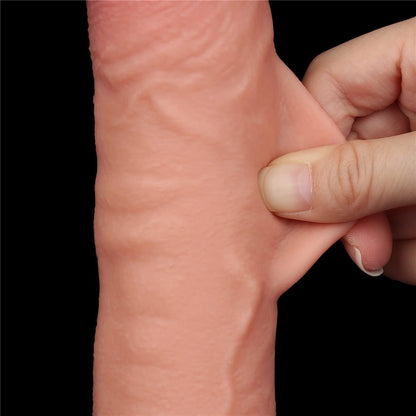 LOVETOY - 9.5'' SLIDING SKIN DUAL LAYER DONG FLESH_B15O50_3