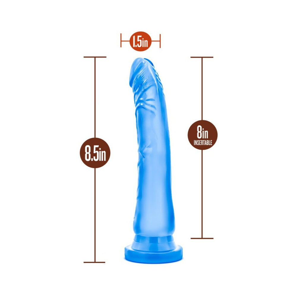 B YOURS SWEET ''N HARD 6 REALISTIC 8.5 IN. DILDO BLUE