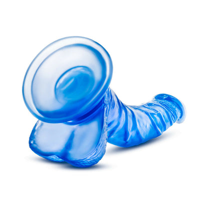 BLUSH - B YOURS SWEET ''N HARD 7 REALISTIC 8.5 IN. DILDO WITH BALLS BLUE