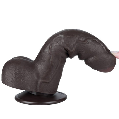 LOVETOY - 7'' SLIDING SKIN DUAL LAYER DONG BLACK_B15O50_3