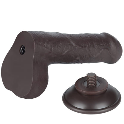 LOVETOY - 7'' SLIDING SKIN DUAL LAYER DONG BLACK_B15O50_3