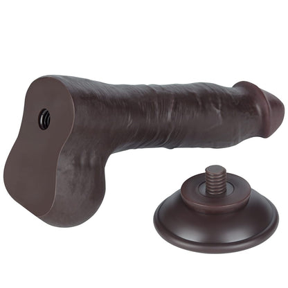 LOVETOY - 8'' SLIDING SKIN DUAL LAYER DONG BLACK I_B15O50_3