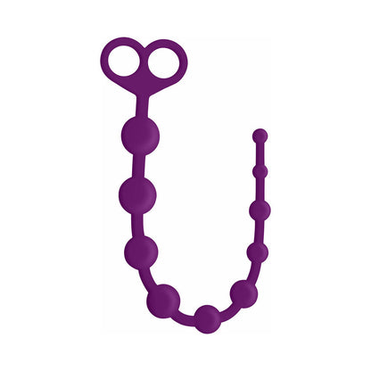 CURVE NOVELTIES - CURVE TOYS GOSSIP PERFECT 10 SILICONE ANAL BEADS VIOLET