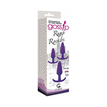CURVE NOVELTIES - GOSSIP RUMP ROCKERS JUEGO DE 3 UNIDADES DE ENTRENAMIENTO DE TAPONES ANALES DE SILICONA