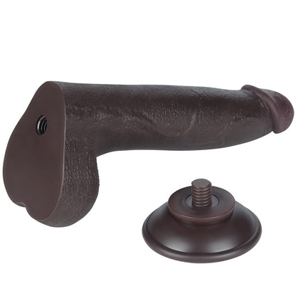 LOVETOY - 8.5'' SLIDING SKIN DUAL LAYER DONG BLACK I_B15O50_3