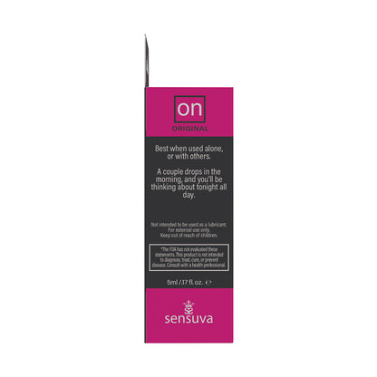 SENSUVA - ON ORIGINAL AROUSAL OIL 5 ML LARGE BOX