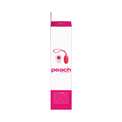 VEDO PEACH RECHARGEABLE EGG VIBE - FOXY PINK
