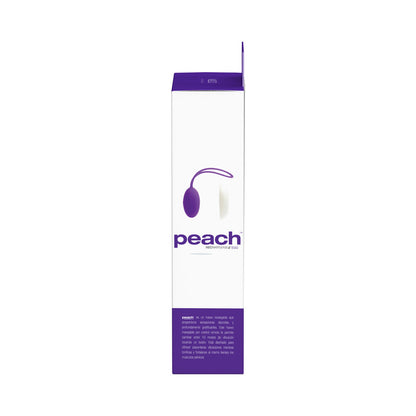 VEDO - VIBRADOR DE HUEVO RECARGABLE PEACH - INTO YOU ÍNDIGO