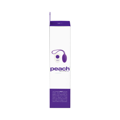 VEDO - VIBRADOR DE HUEVO RECARGABLE PEACH - INTO YOU ÍNDIGO