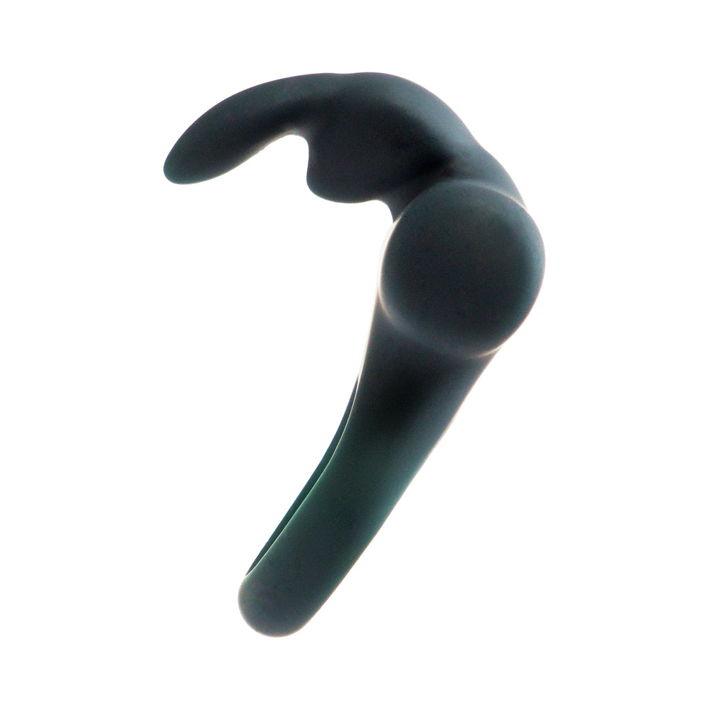 VEDO FRISKY BUNNY RECHARGEABLE VIBRATING RING - BLACK PEARL