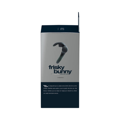VEDO - FRISKY BUNNY RECHARGEABLE VIBRATING RING - BLACK PEARL
