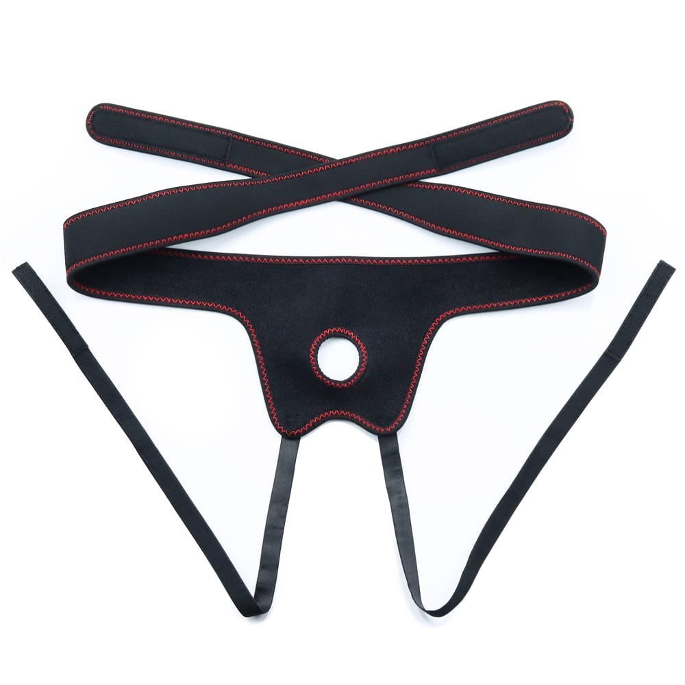 LOVETOY - VIBRATING EASY STRAPON SET 7.0'' BLACK