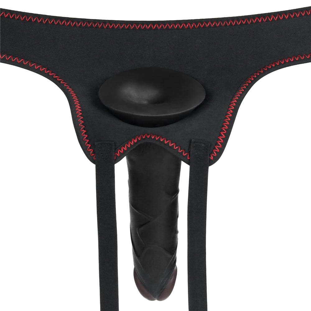 LOVETOY - VIBRATING EASY STRAPON SET 7.5'' BLACK