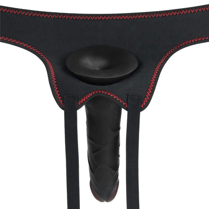 LOVETOY - VIBRATING EASY STRAPON SET 7.5'' BLACK