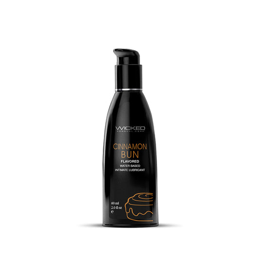 WICKED - AQUA CINNAMON BUN WATER-BASED LUBRICANT 2 OZ.