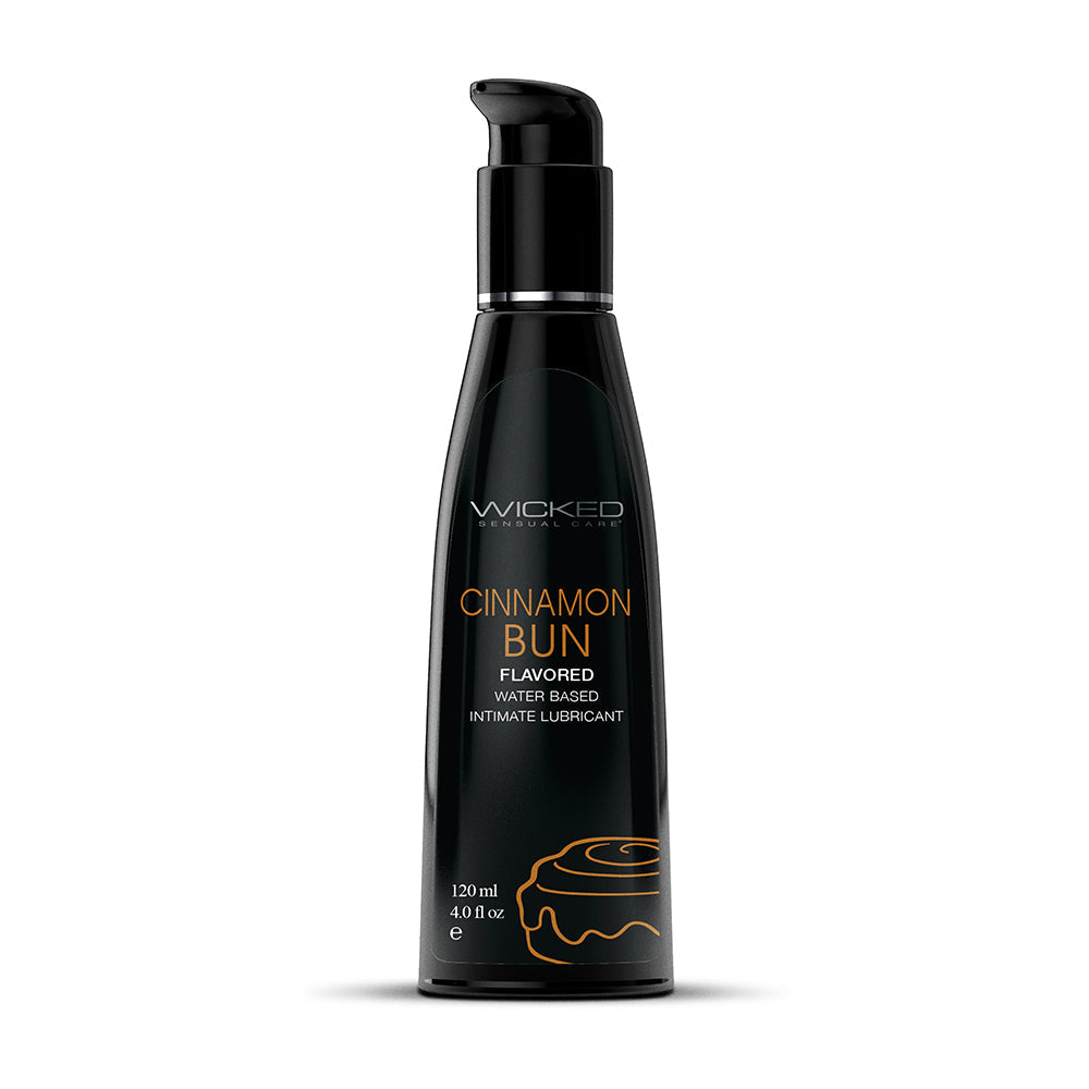 WICKED - AQUA CINNAMON BUN WATER-BASED LUBRICANT 4 OZ.