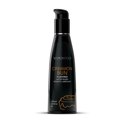 WICKED - AQUA CINNAMON BUN WATER-BASED LUBRICANT 4 OZ.