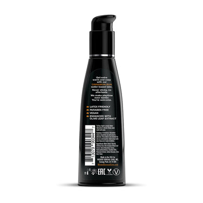 WICKED - AQUA CINNAMON BUN WATER-BASED LUBRICANT 4 OZ.