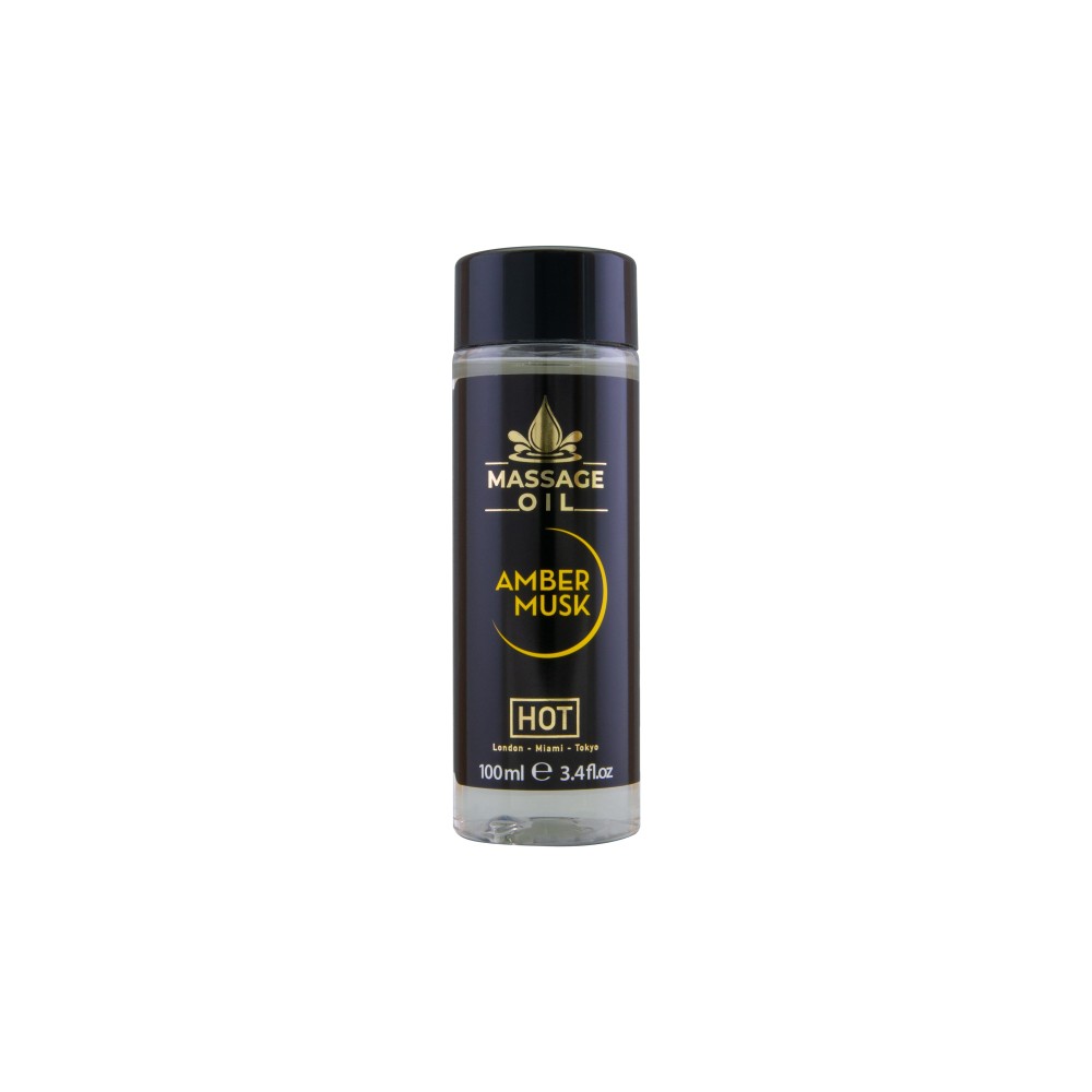 HOT - HOT MASSAGE OIL  AMBER & MUSK 100 ML