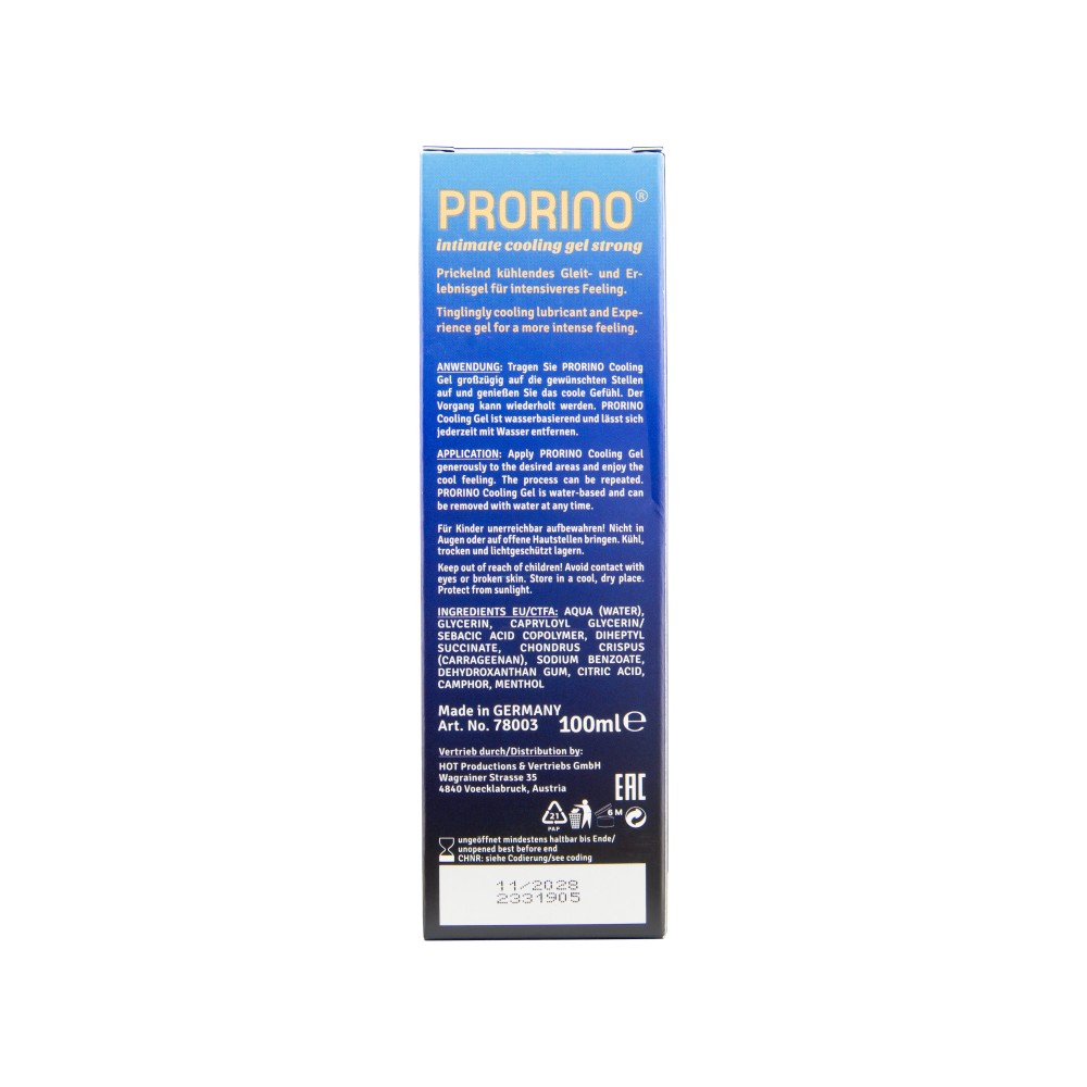 ERO - PRORINO COOLING GEL "STRONG" 100 ML