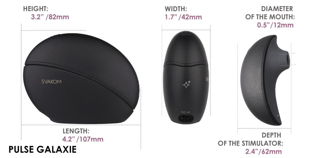 SVAKOM - PULSE GALAXIE MIDNIGHT BLACK