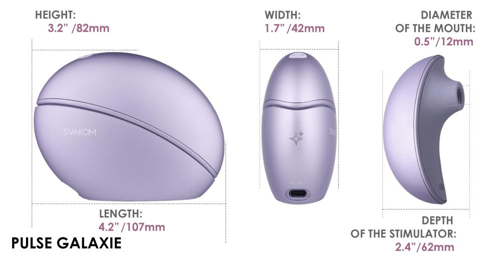 SVAKOM - PULSE GALAXIE METALLIC LILAC