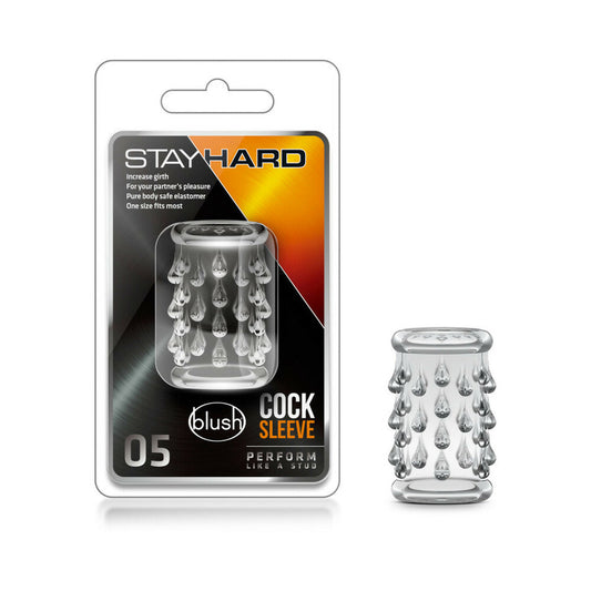 BLUSH - FUNDA DE PENE STAY HARD 05 POTENCIADOR DE PENE TRANSPARENTE