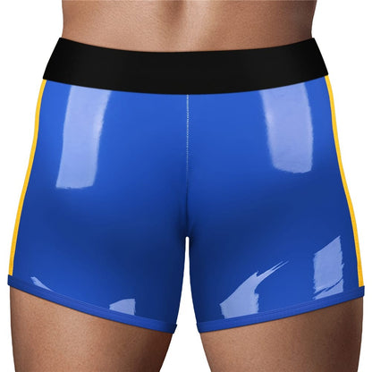 LOVETOY - CHIC STRAP-ON SHORTS L/XL (40 - 43 INCH WAIST) BLUE