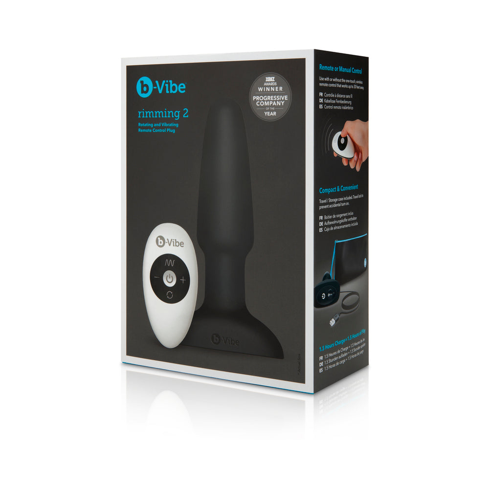 B-VIBE - RIMMING 2 ROTATING AND VIBRATING REMOTE CONTROL PLUG