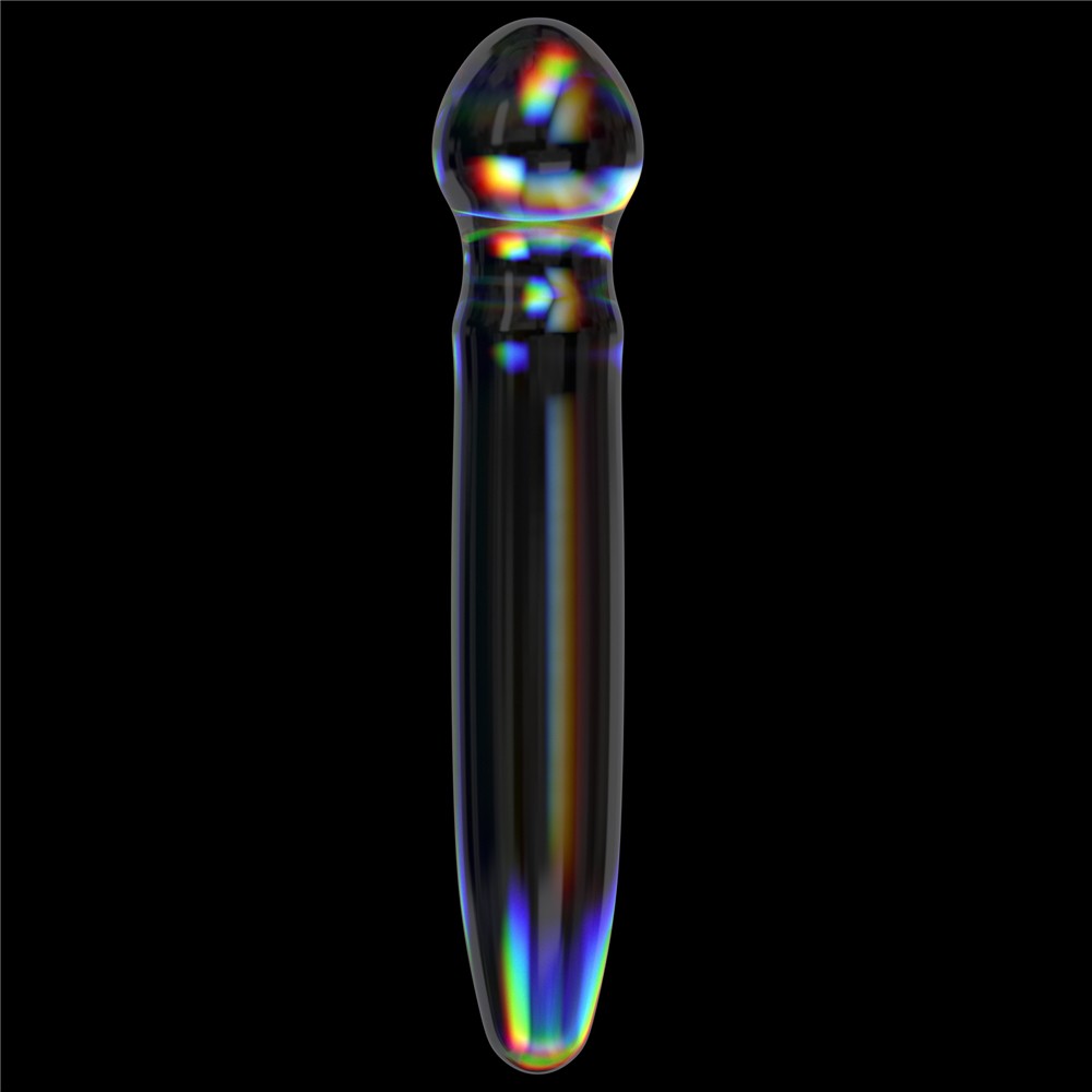 LOVETOY - TWILIGHT GLEAM GLASS DILDO- PRISM GLASS