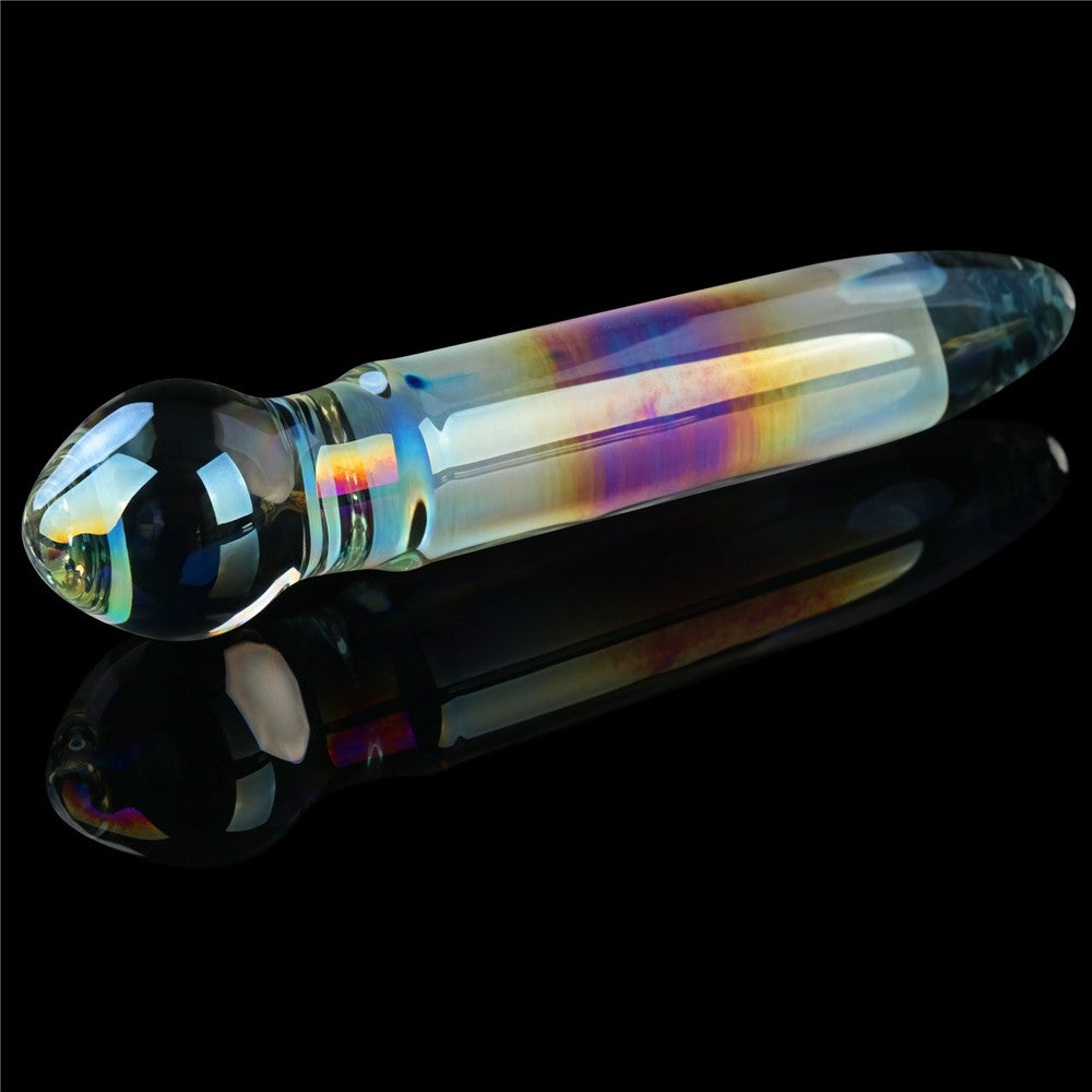 LOVETOY - TWILIGHT GLEAM GLASS DILDO- PRISM GLASS
