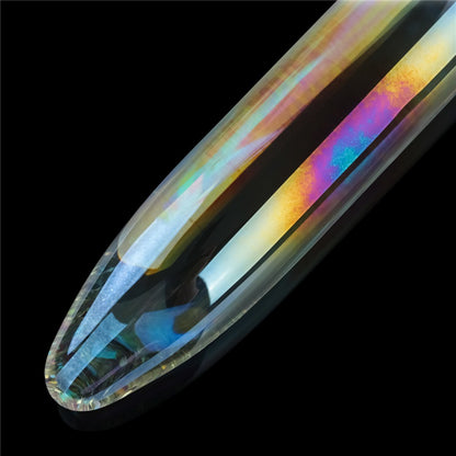 LOVETOY - TWILIGHT GLEAM GLASS DILDO- PRISM GLASS