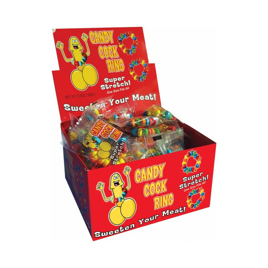 HOTT PRODUCTS - CANDY COCK RING 50 PCS/DISPLAY