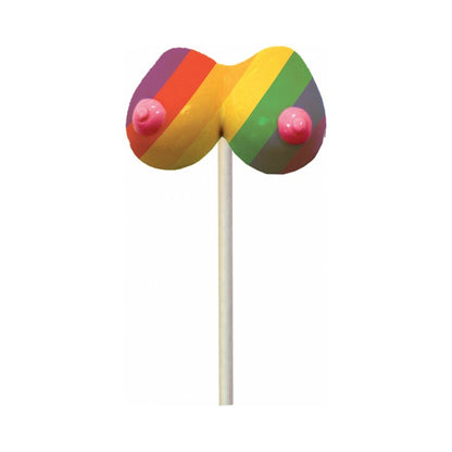 HOTT PRODUCTS - CARAMELO EN PALETA TETAS ARCOÍRIS