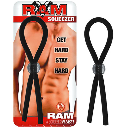 NASSTOYS - RAM SQUEEZER BLACK  LASSO/BOLO