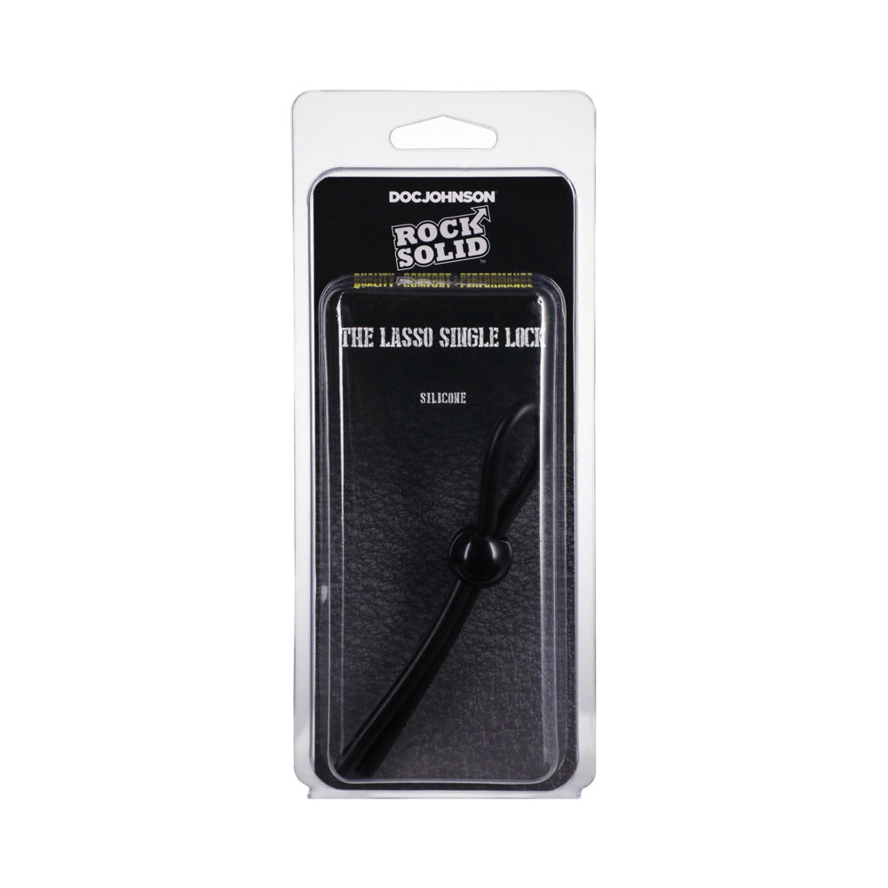 ROCK SOLID - THE LASSO/BOLO SINGLE LOCK ADJUSTABLE BLACK