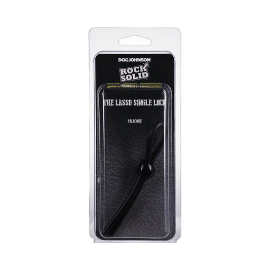 ROCK SOLID THE LASSO/BOLO SINGLE LOCK ADJUSTABLE BLACK