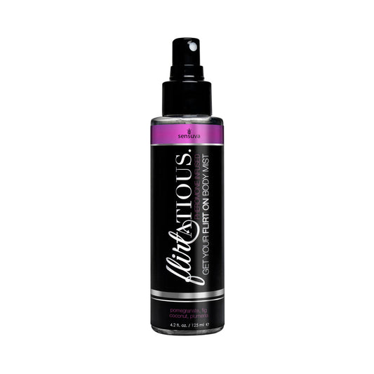 SENSUVA FLIRTATIOUS PHEROMONE-INFUSED BODY MIST POMEGRANATE 4.2 OZ.