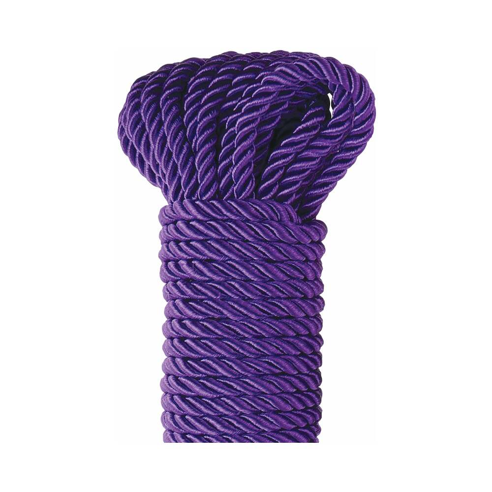 FETISH FANTASY SERIES DELUXE SILK ROPE 9.75 M / 32 FT. PURPLE