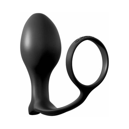 PIPEDREAM - COLECCIÓN ANAL FANTASY ANILLO PARA PENE DE SILICONA ASS-GASM TAPÓN AVANZADO NEGRO
