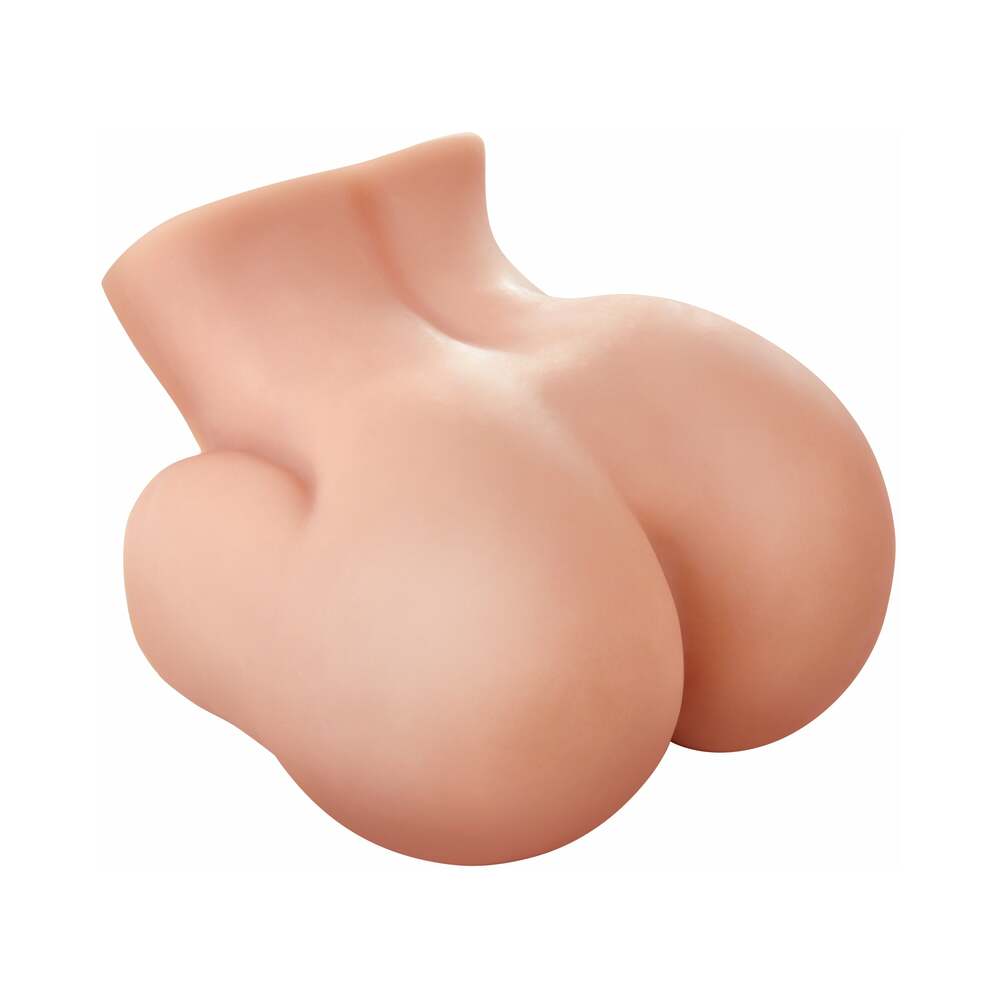 PDX BRANDS - PDX FUCK ME SILLY BUBBLE BUTT DUAL-ENTRY MEGA MASTURBATOR BEIGE